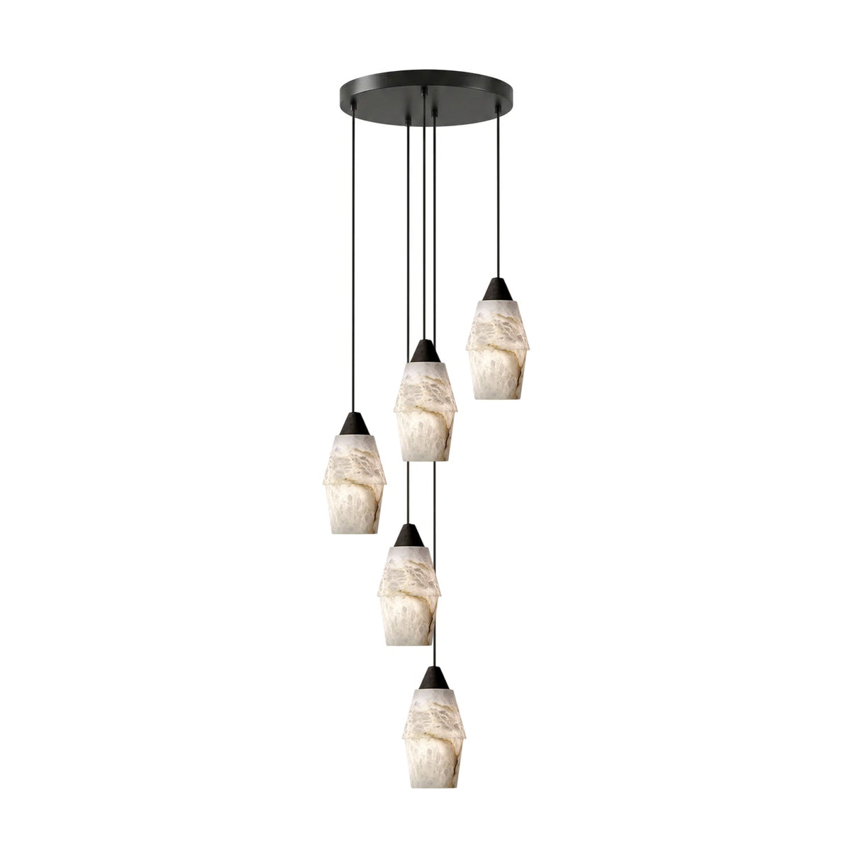 Black Lantern Chandelier — Chandelier | Maison Monashee — view 10
