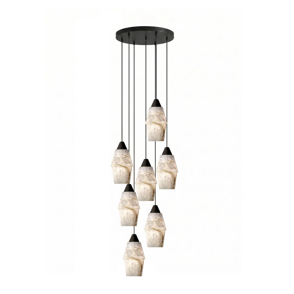 Black Lantern Chandelier — Chandelier | Maison Monashee — view 11