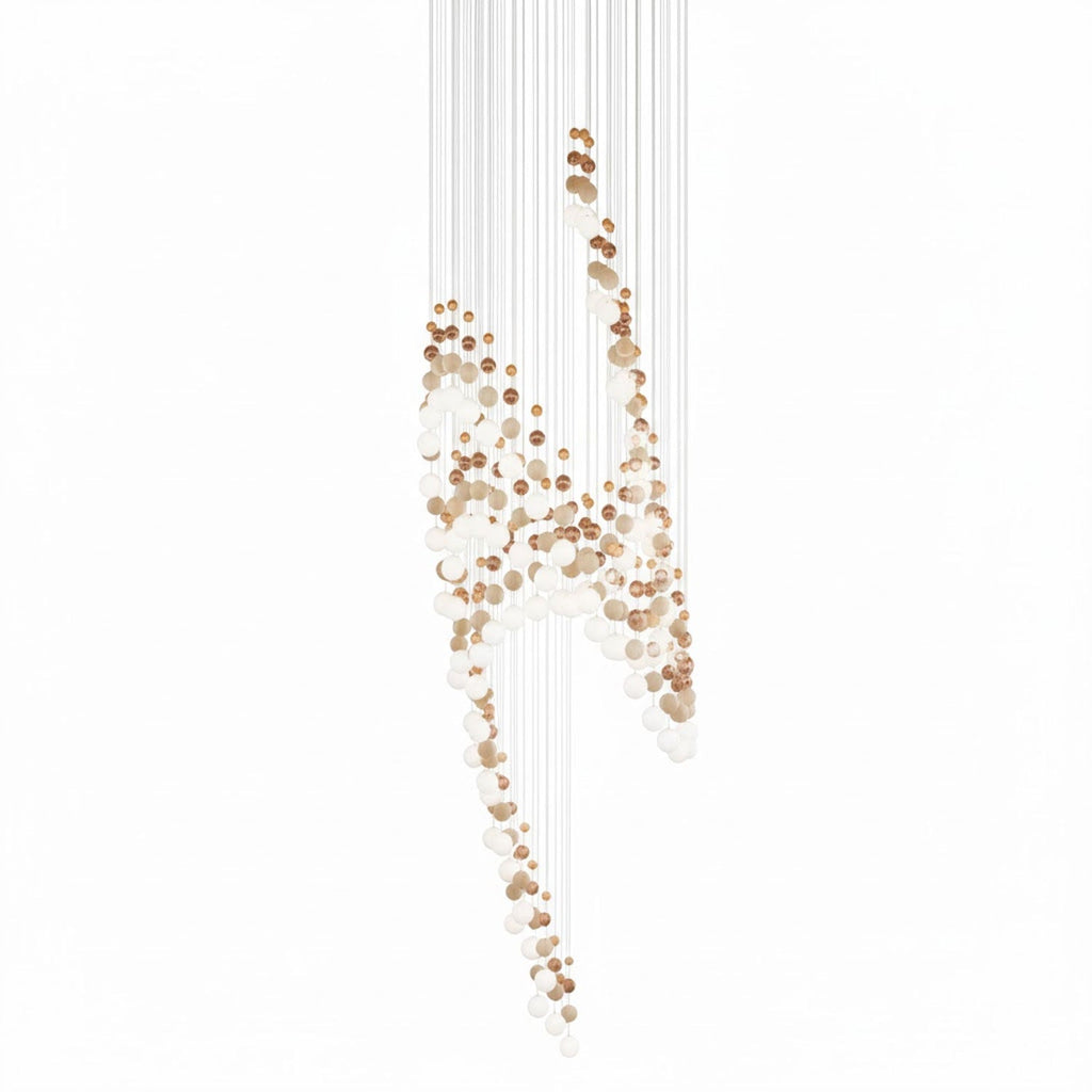 Modern Crystal Ball Chandelier — Chandelier | Maison Monashee — view 74