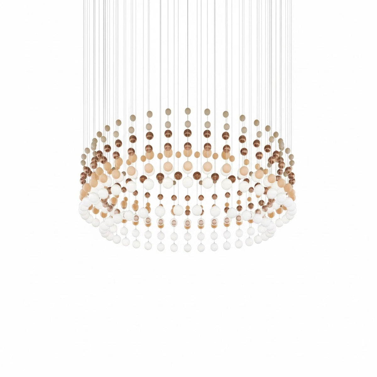 Modern Crystal Ball Chandelier — Chandelier | Maison Monashee — view 73