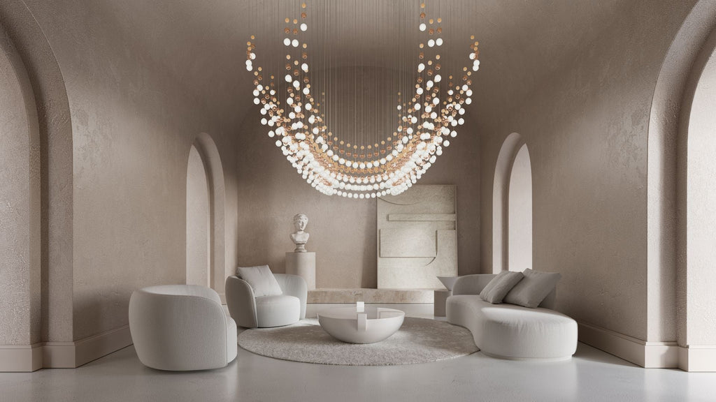 Modern Crystal Ball Chandelier — Chandelier | Maison Monashee — view 51
