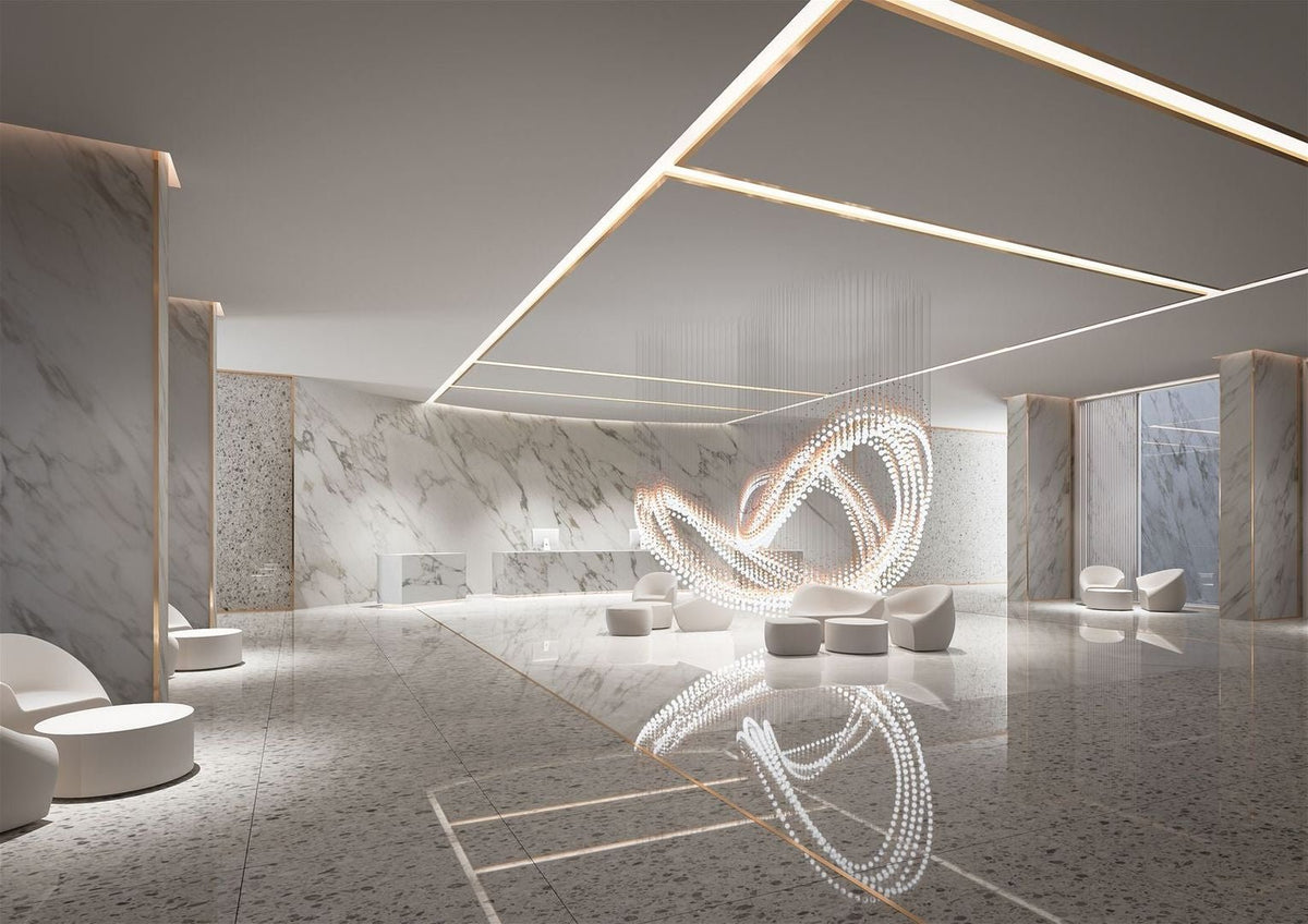 Modern Crystal Ball Chandelier — Chandelier | Maison Monashee — view 60