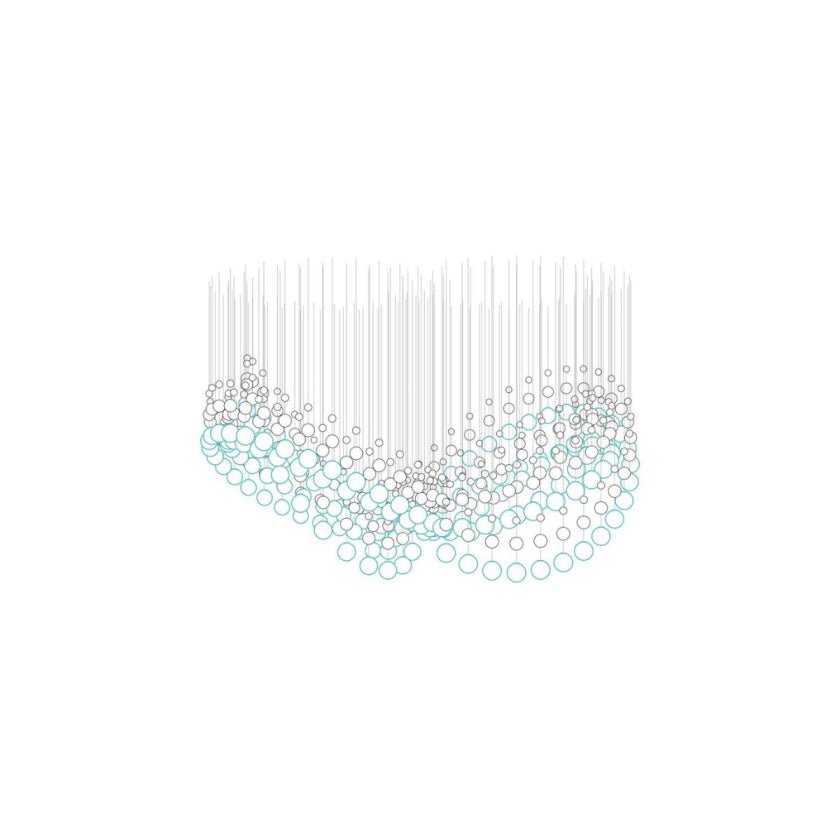 Modern Crystal Ball Chandelier — Chandelier | Maison Monashee — view 63