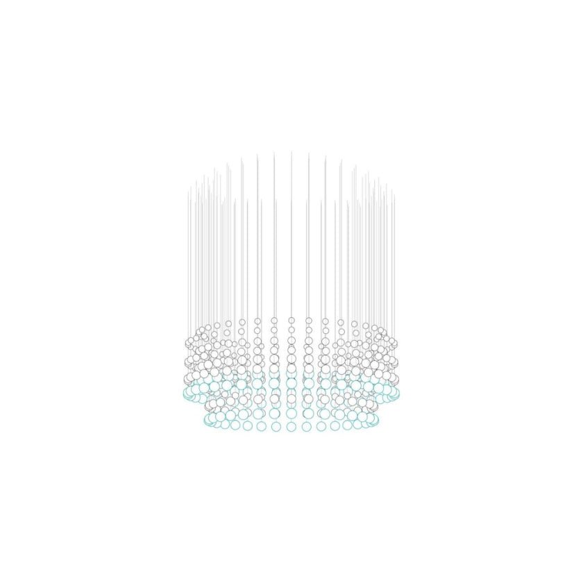 Modern Crystal Ball Chandelier — Chandelier | Maison Monashee — view 64