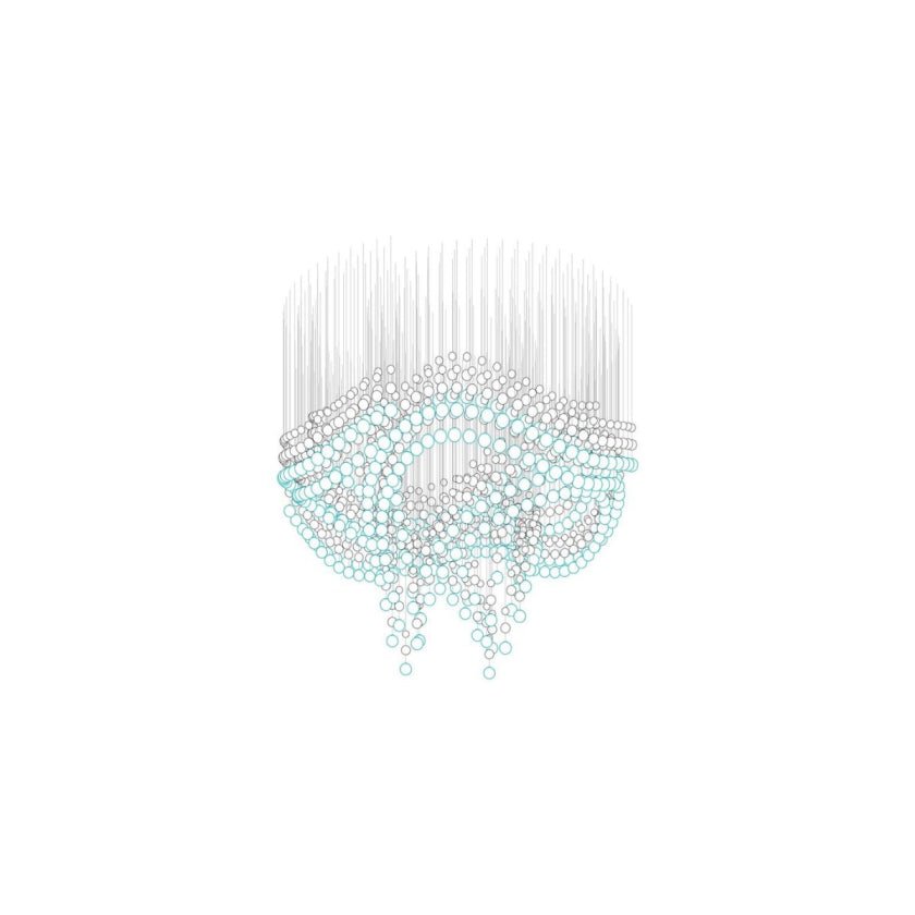 Modern Crystal Ball Chandelier — Chandelier | Maison Monashee — view 65