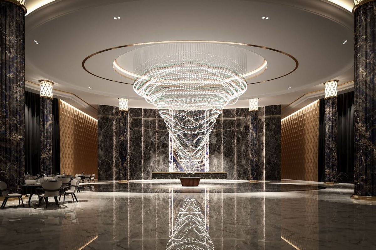 Modern Crystal Ball Chandelier — Chandelier | Maison Monashee — view 66