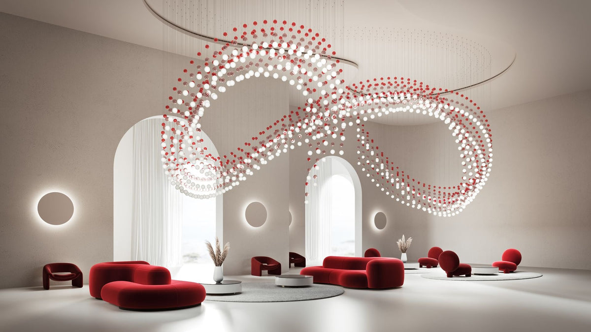 Modern Crystal Ball Chandelier — Chandelier | Maison Monashee — view 6