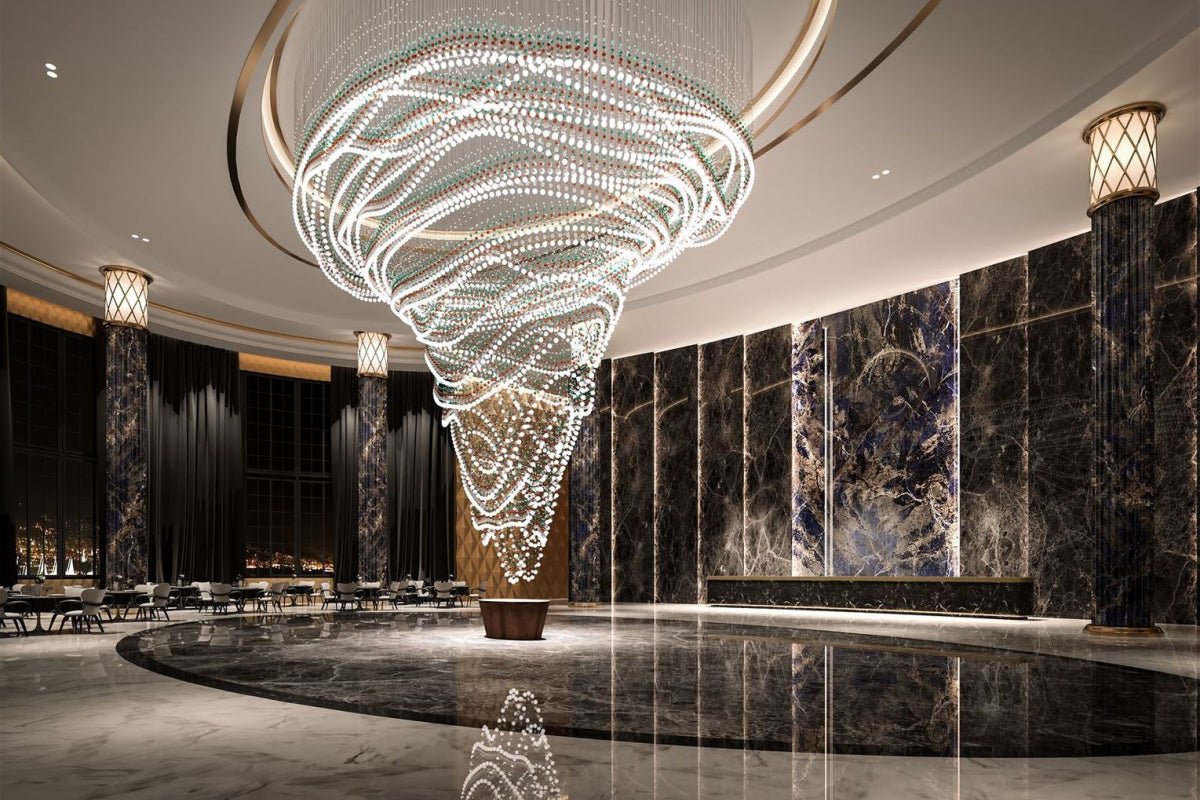 Modern Crystal Ball Chandelier — Chandelier | Maison Monashee — view 12