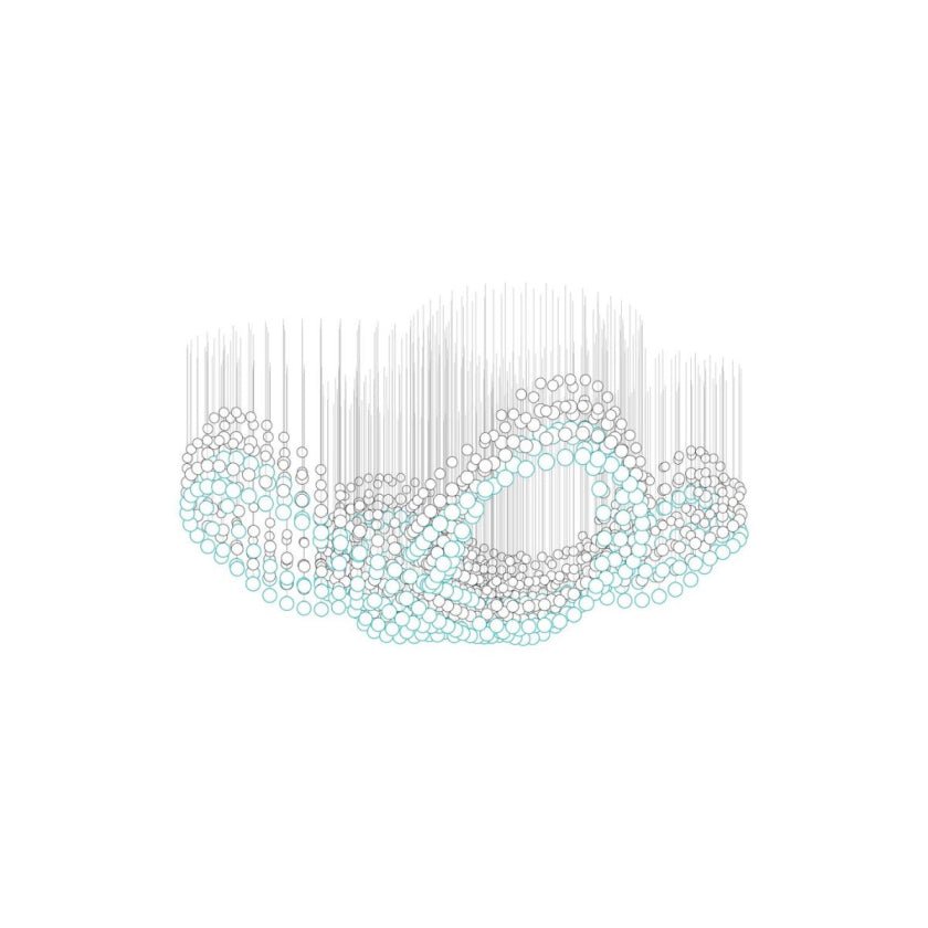 Modern Crystal Ball Chandelier — Chandelier | Maison Monashee — view 15