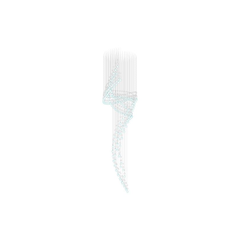 Modern Crystal Ball Chandelier — Chandelier | Maison Monashee — view 16