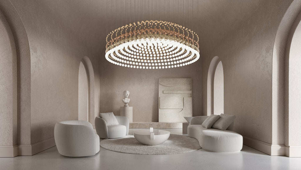Modern Crystal Ball Chandelier — Chandelier | Maison Monashee — view 17
