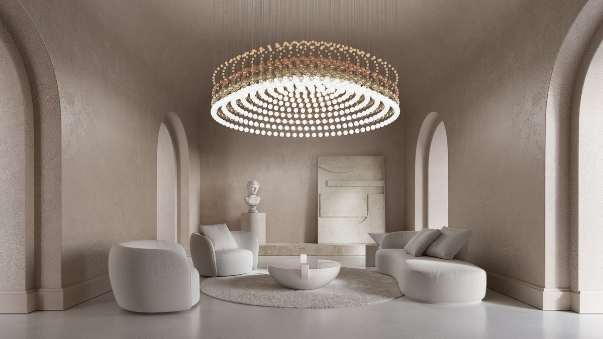 Modern Crystal Ball Chandelier — Chandelier | Maison Monashee — view 17