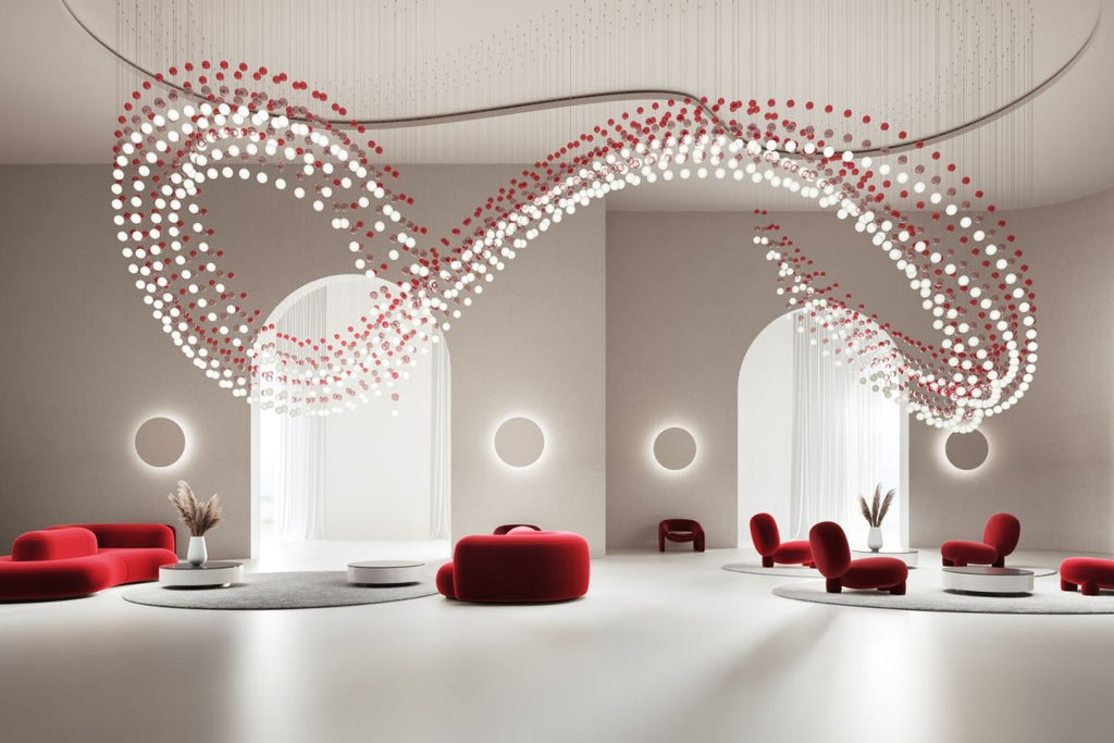 Modern Crystal Ball Chandelier — Chandelier | Maison Monashee — view 53