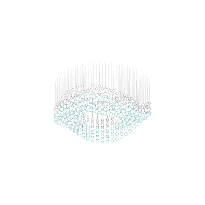 Modern Crystal Ball Chandelier — Chandelier | Maison Monashee — view 19