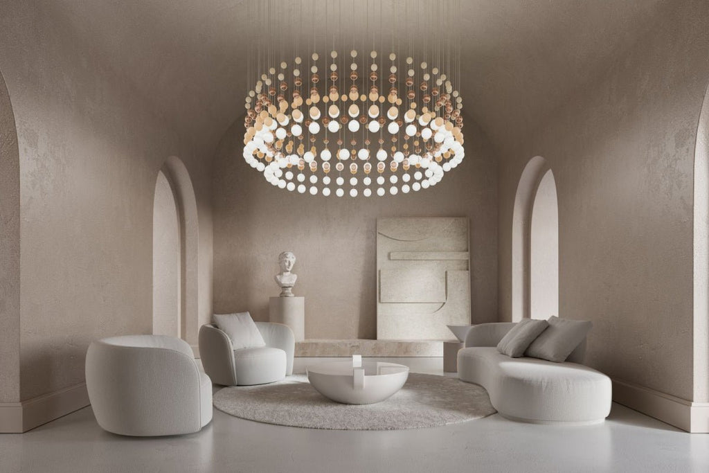 Modern Crystal Ball Chandelier — Chandelier | Maison Monashee — view 20