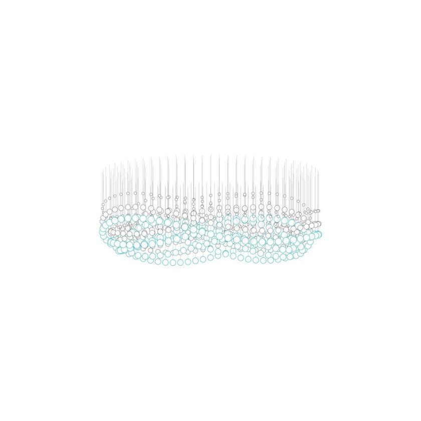 Modern Crystal Ball Chandelier — Chandelier | Maison Monashee — view 21