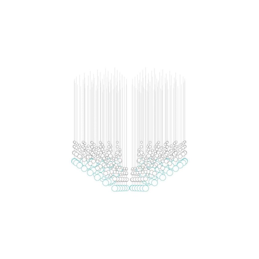 Modern Crystal Ball Chandelier — Chandelier | Maison Monashee — view 24