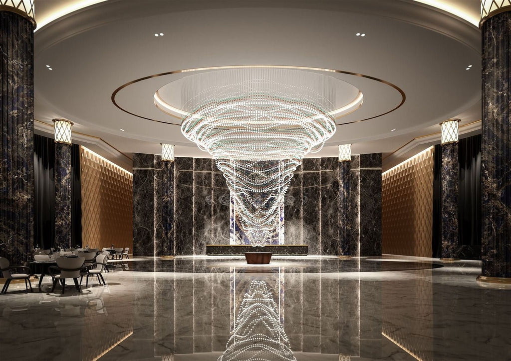 Modern Crystal Ball Chandelier — Chandelier | Maison Monashee — view 29