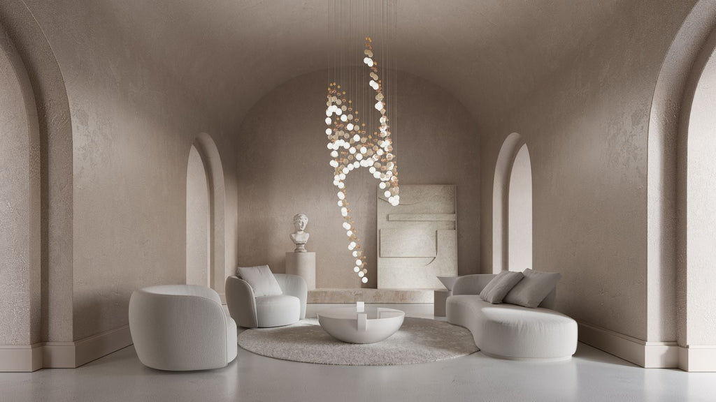 Modern Crystal Ball Chandelier — Chandelier | Maison Monashee — view 30