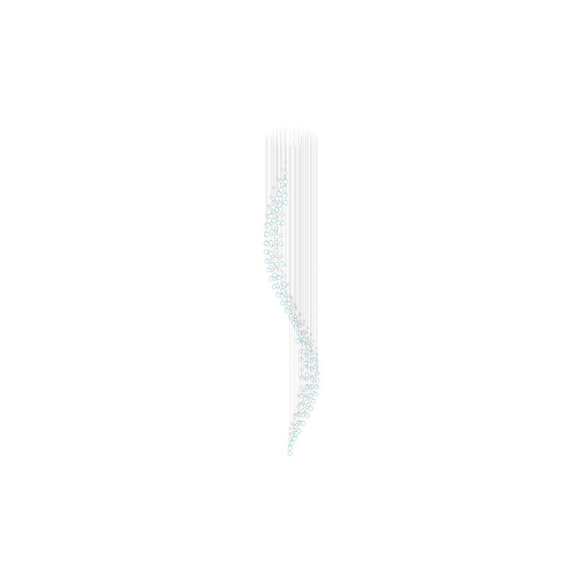 Modern Crystal Ball Chandelier — Chandelier | Maison Monashee — view 34
