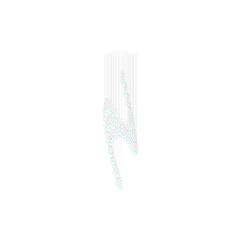 Modern Crystal Ball Chandelier — Chandelier | Maison Monashee — view 38