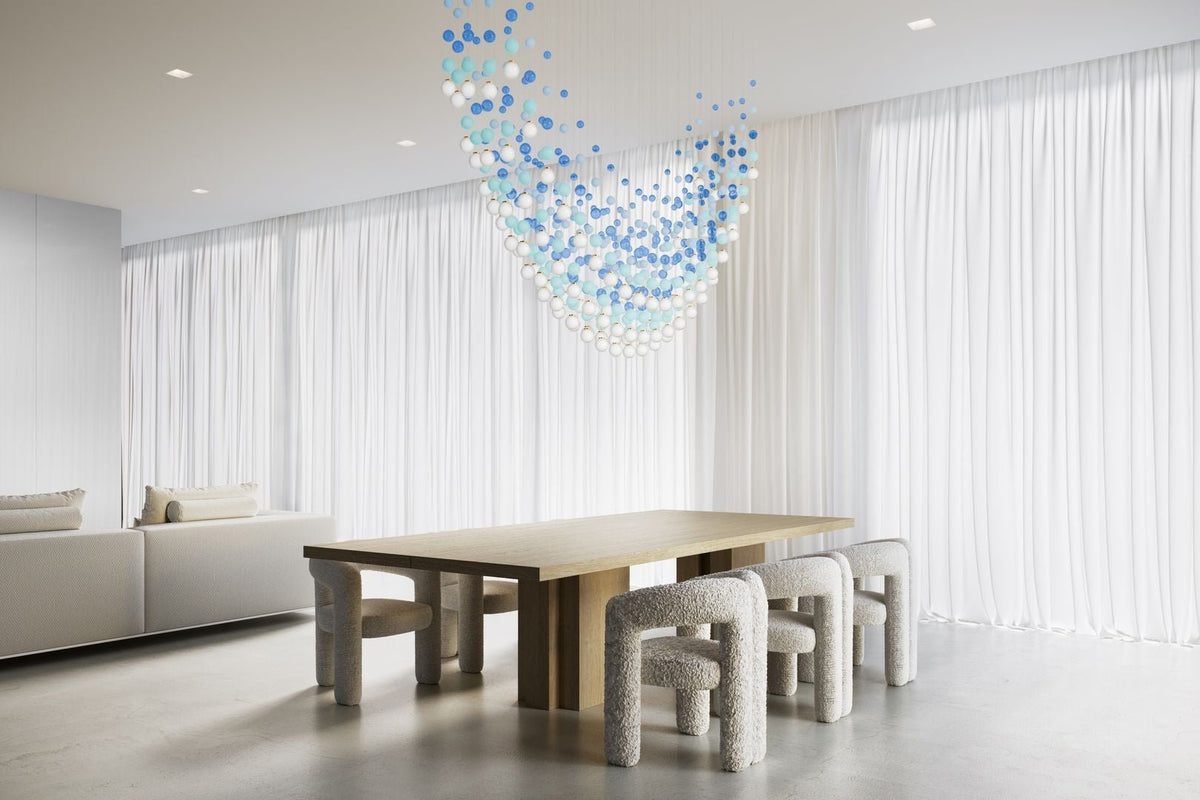 Modern Crystal Ball Chandelier — Chandelier | Maison Monashee — view 39