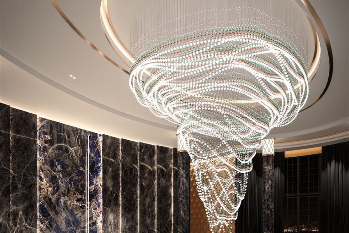 Modern Crystal Ball Chandelier — Chandelier | Maison Monashee — view 43
