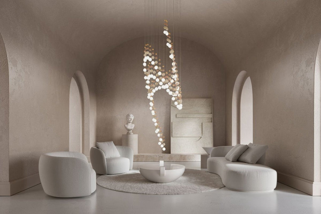 Modern Crystal Ball Chandelier — Chandelier | Maison Monashee — view 44
