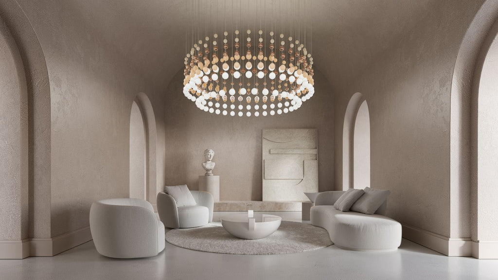 Modern Crystal Ball Chandelier — Chandelier | Maison Monashee — view 48