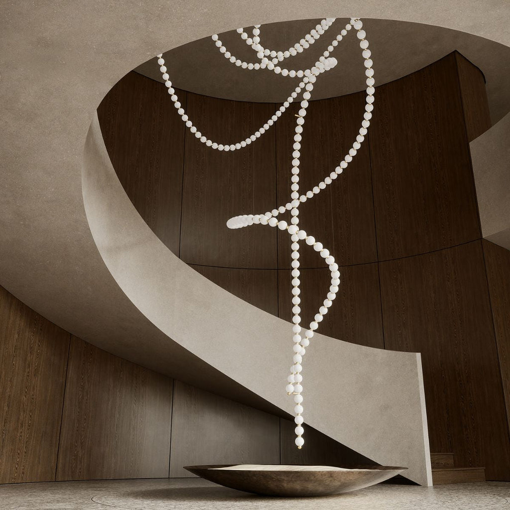 Modern Gold Chandelier for Dining Room — Chandelier | Maison Monashee — view 2