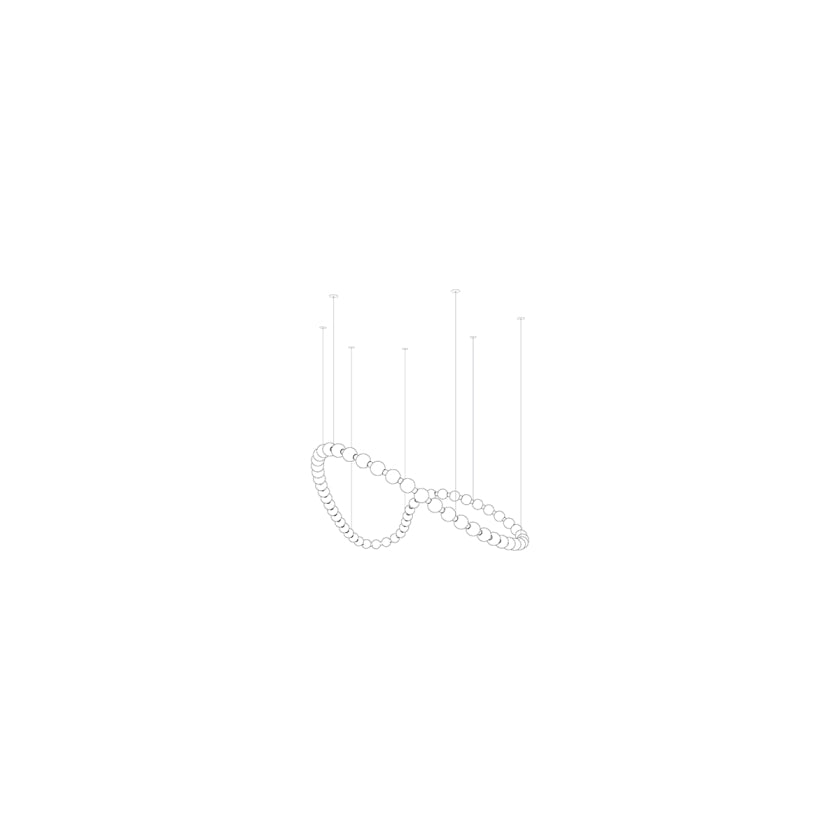 Modern Gold Chandelier for Dining Room — Chandelier | Maison Monashee — view 41