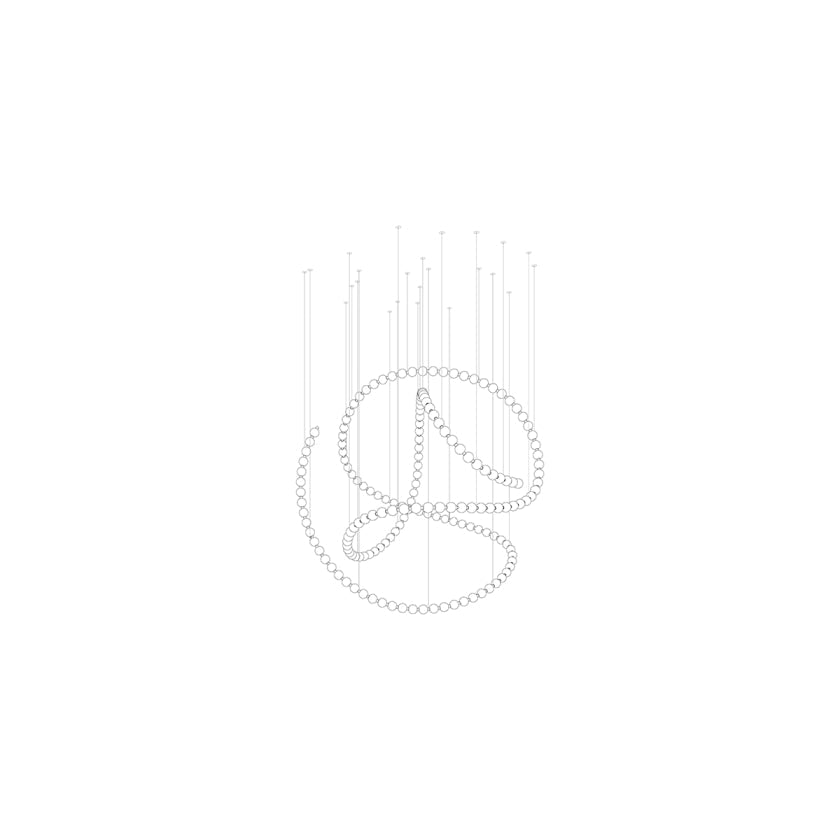 Modern Gold Chandelier for Dining Room — Chandelier | Maison Monashee — view 49