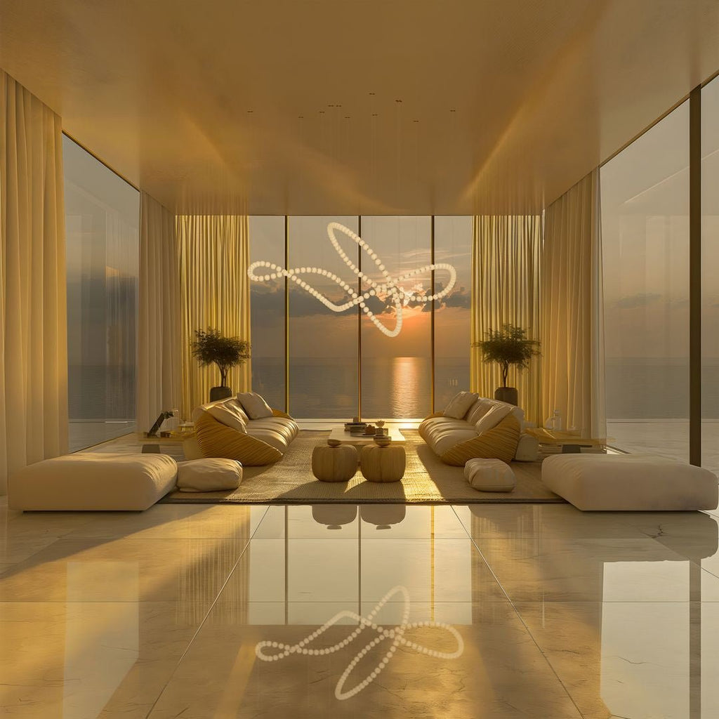 Modern Gold Chandelier for Dining Room — Chandelier | Maison Monashee — view 13