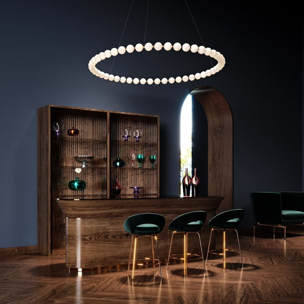 Modern Gold Chandelier for Dining Room — Chandelier | Maison Monashee — view 15