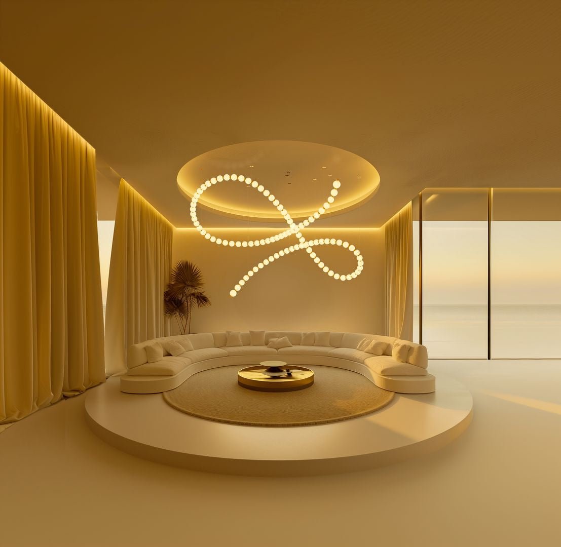 Modern Gold Chandelier for Dining Room — Chandelier | Maison Monashee — view 16