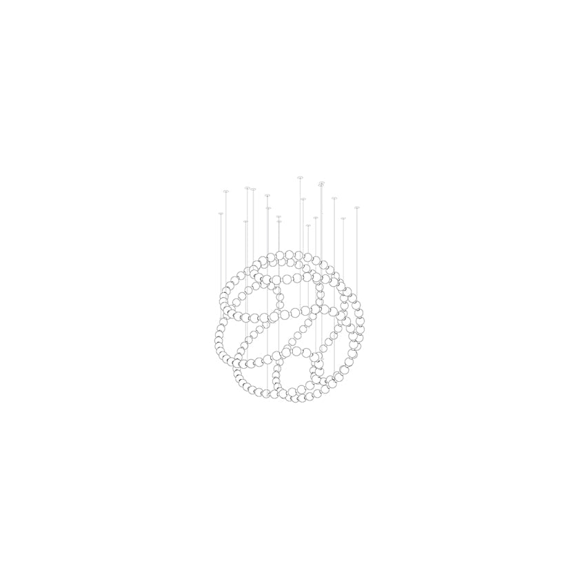 Modern Gold Chandelier for Dining Room — Chandelier | Maison Monashee — view 54