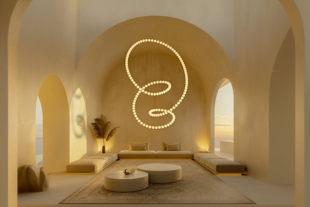 Modern Gold Chandelier for Dining Room — Chandelier | Maison Monashee — view 19