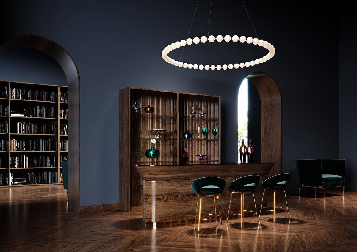 Modern Gold Chandelier for Dining Room — Chandelier | Maison Monashee — view 21