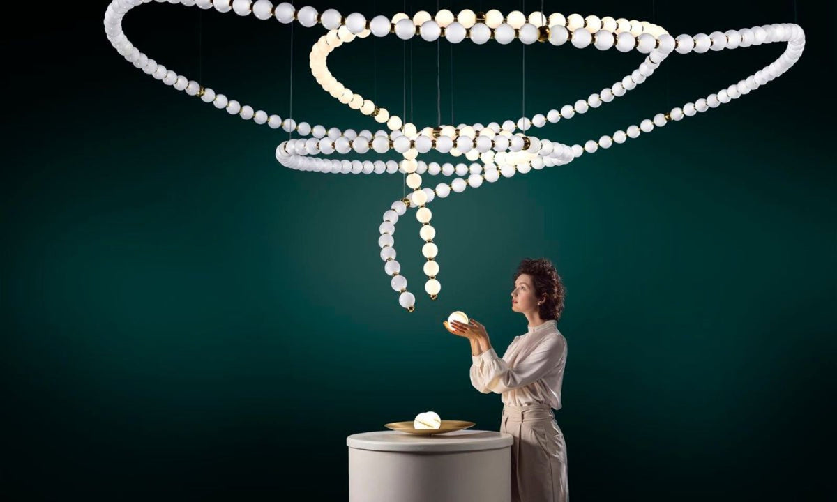 Modern Gold Chandelier for Dining Room — Chandelier | Maison Monashee — view 22