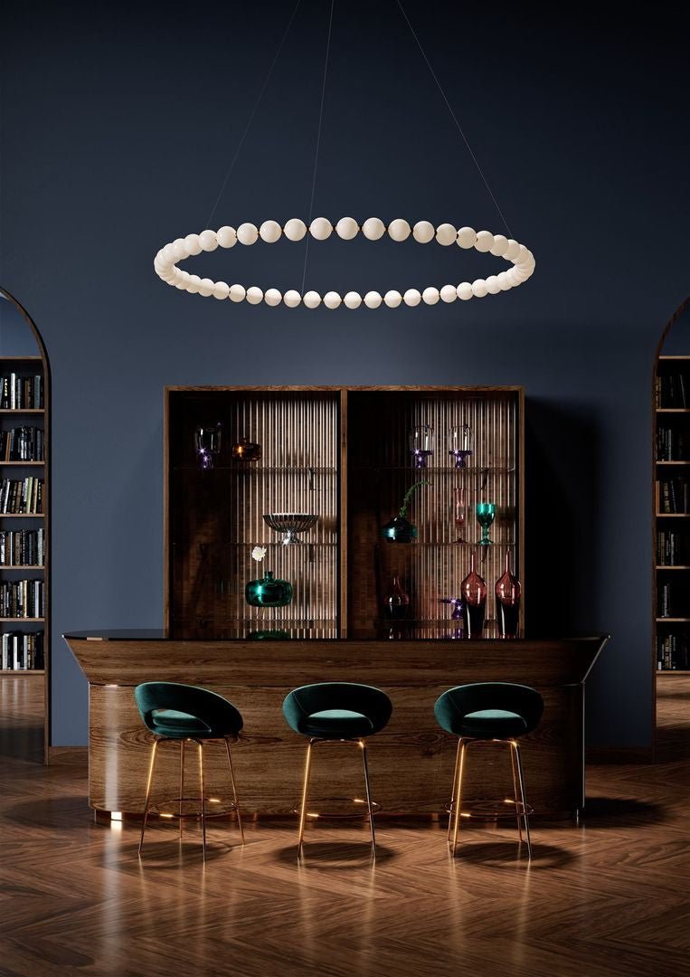 Modern Gold Chandelier for Dining Room — Chandelier | Maison Monashee — view 23