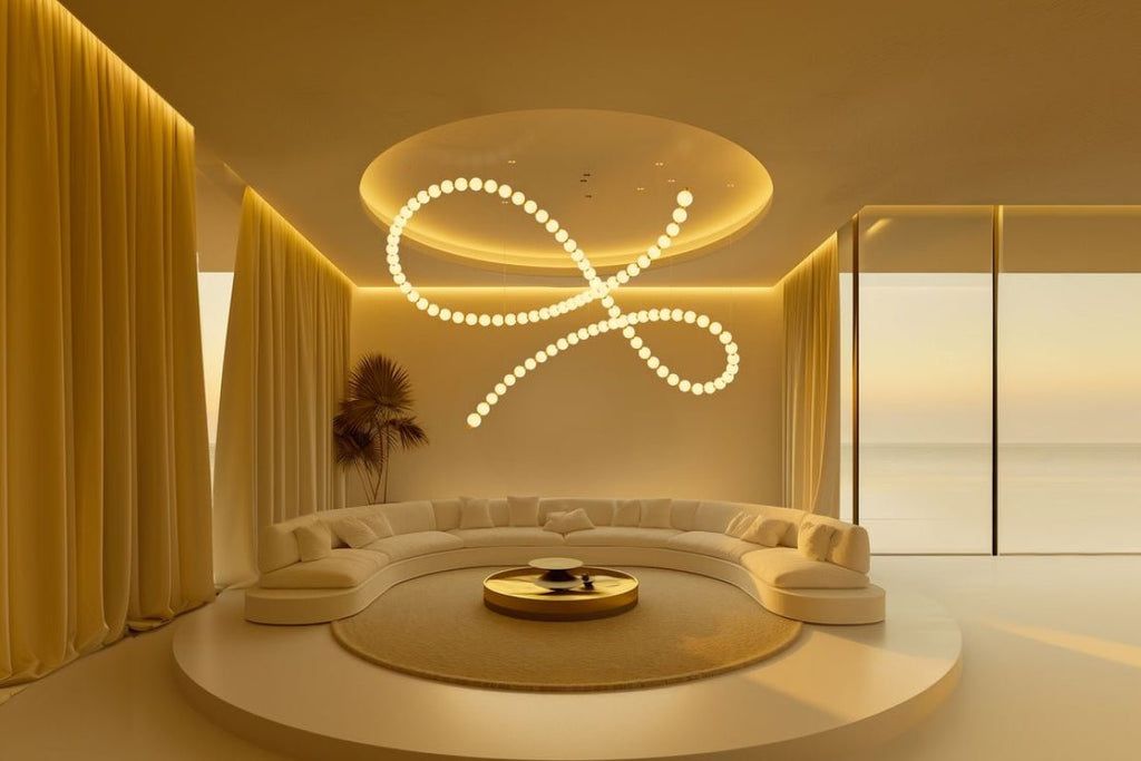 Modern Gold Chandelier for Dining Room — Chandelier | Maison Monashee — view 24