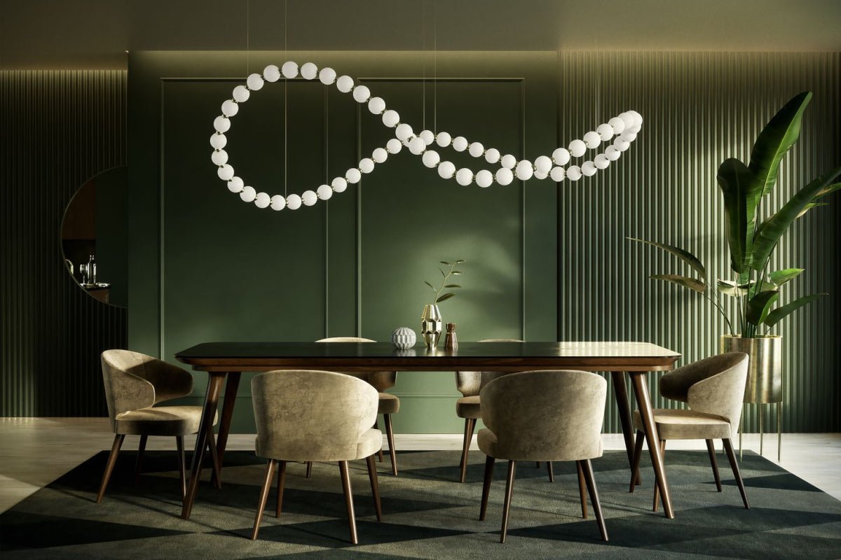 Modern Gold Chandelier for Dining Room — Chandelier | Maison Monashee — view 25