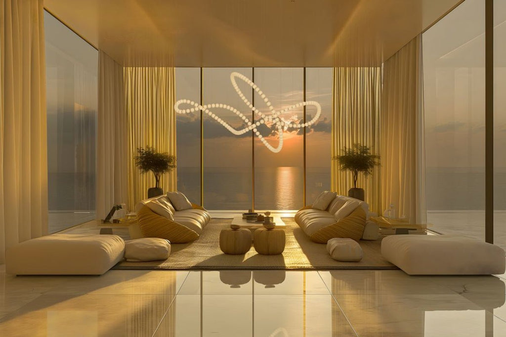 Modern Gold Chandelier for Dining Room — Chandelier | Maison Monashee — view 26