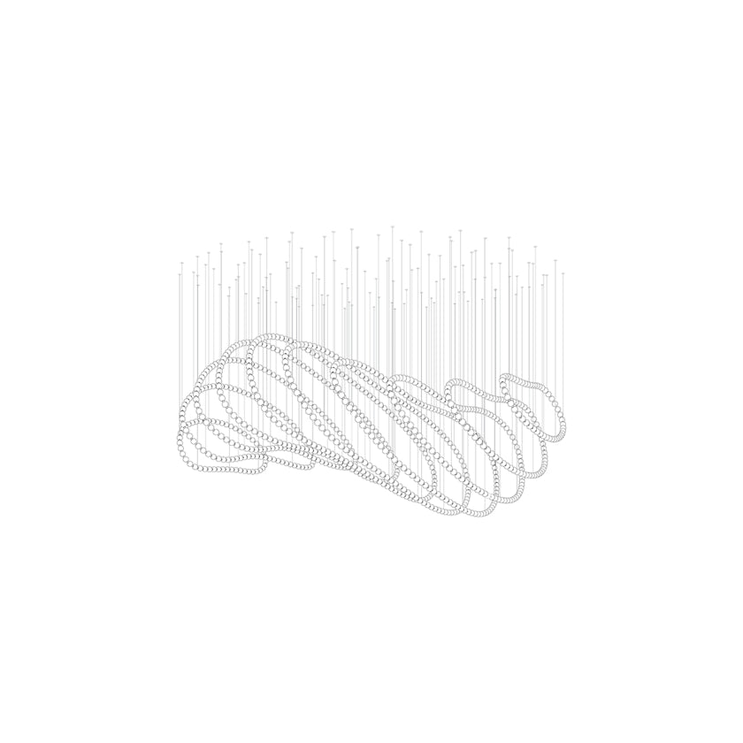 Modern Gold Chandelier for Dining Room — Chandelier | Maison Monashee — view 59