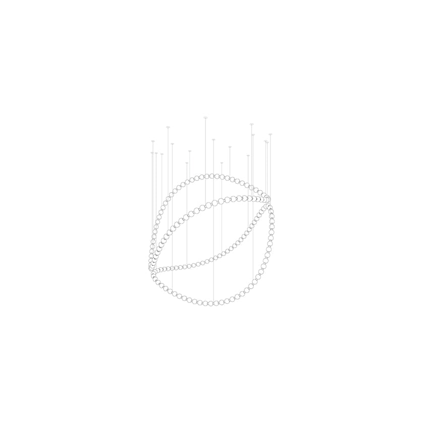 Modern Gold Chandelier for Dining Room — Chandelier | Maison Monashee — view 62