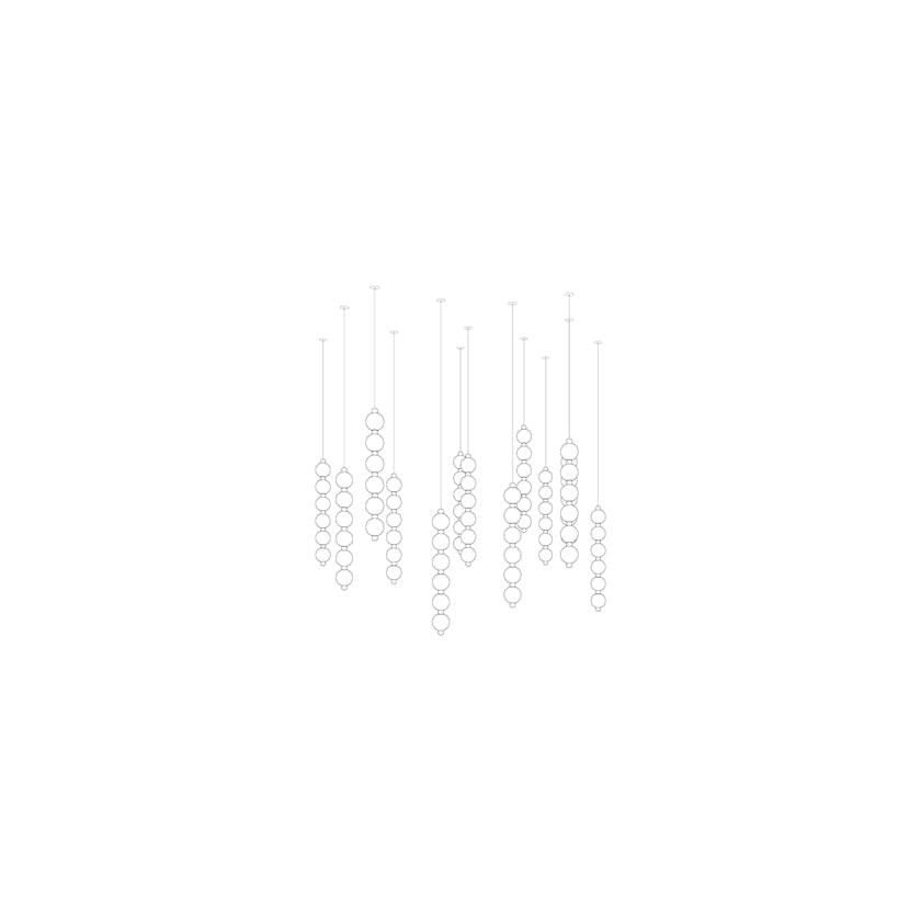 Modern Gold Chandelier for Dining Room — Chandelier | Maison Monashee — view 47