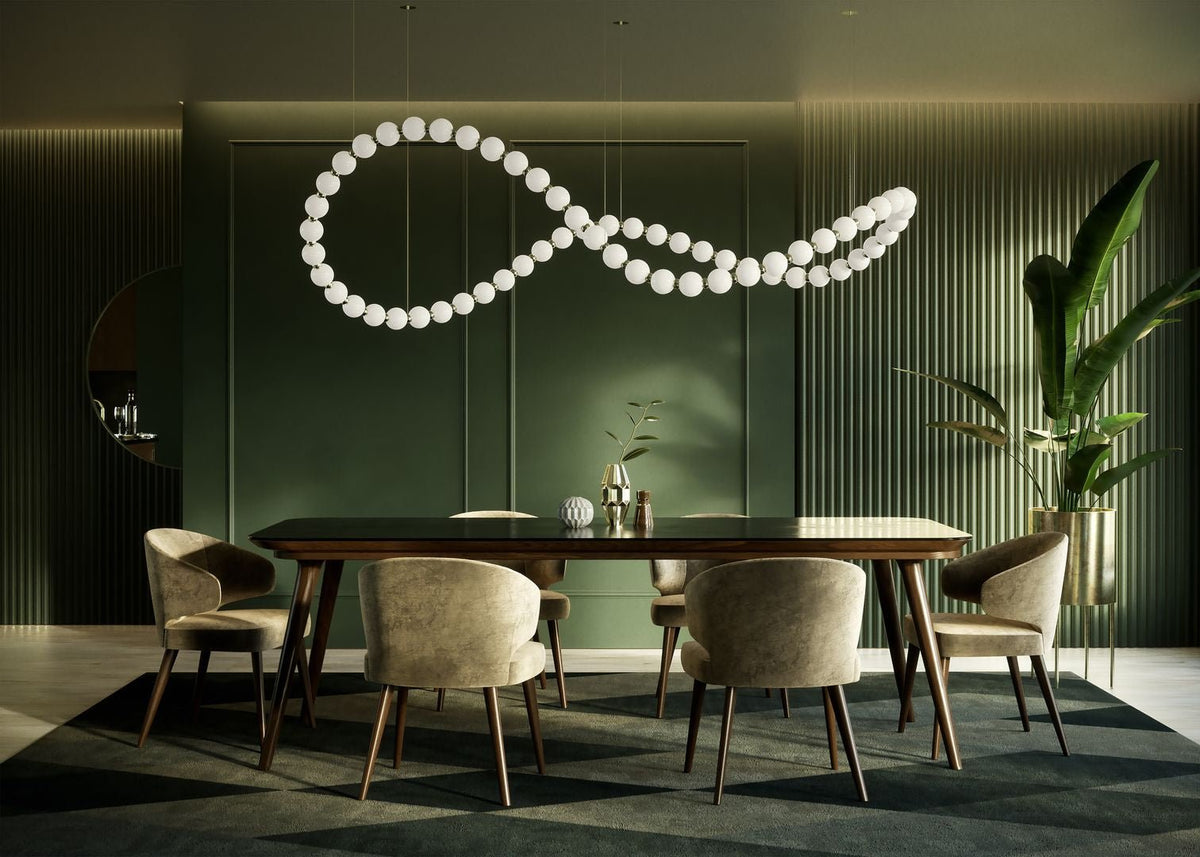 Modern Gold Chandelier for Dining Room — Chandelier | Maison Monashee — view 30