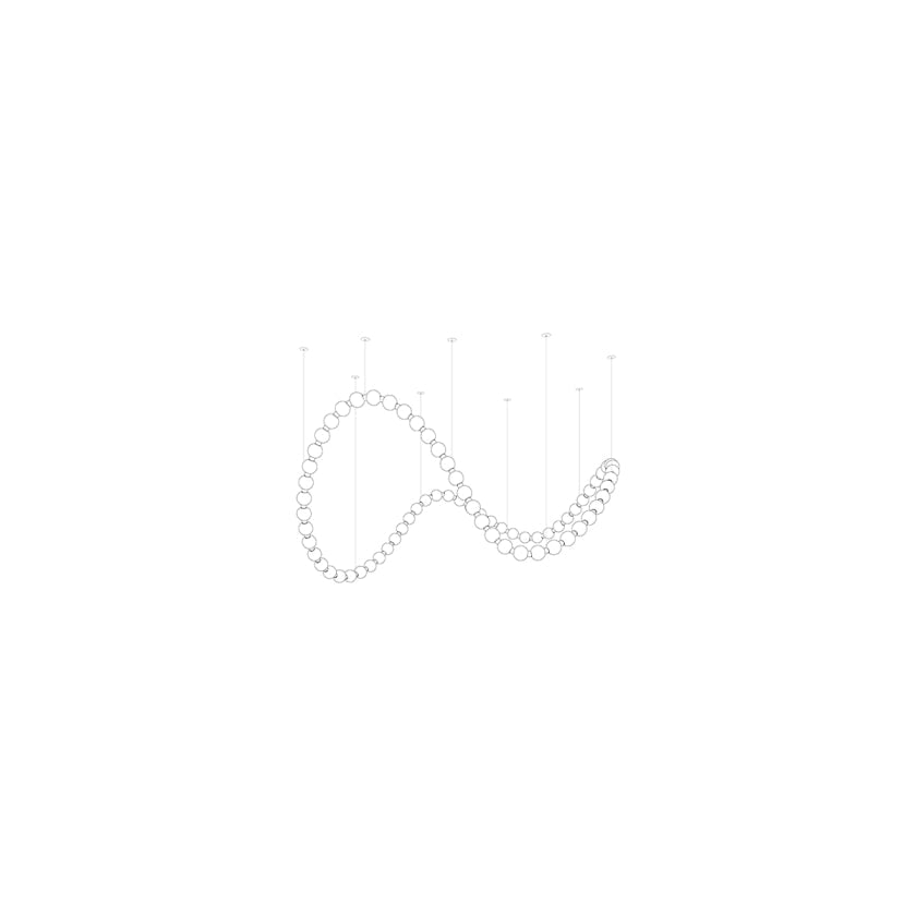 Modern Gold Chandelier for Dining Room — Chandelier | Maison Monashee — view 55