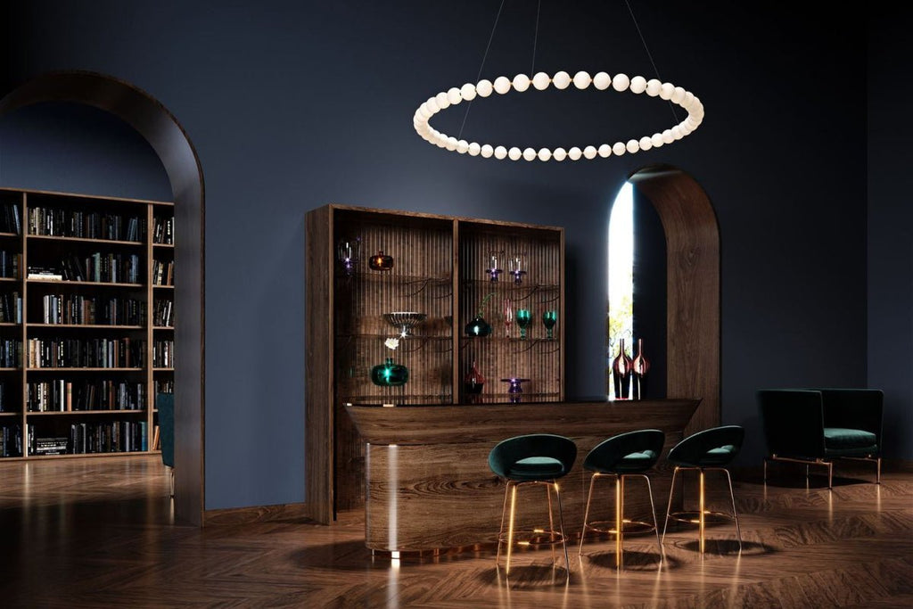 Modern Gold Chandelier for Dining Room — Chandelier | Maison Monashee — view 31