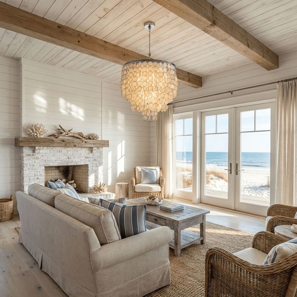 Pearl Shell Chandelier — Chandelier | Maison Monashee — view 5